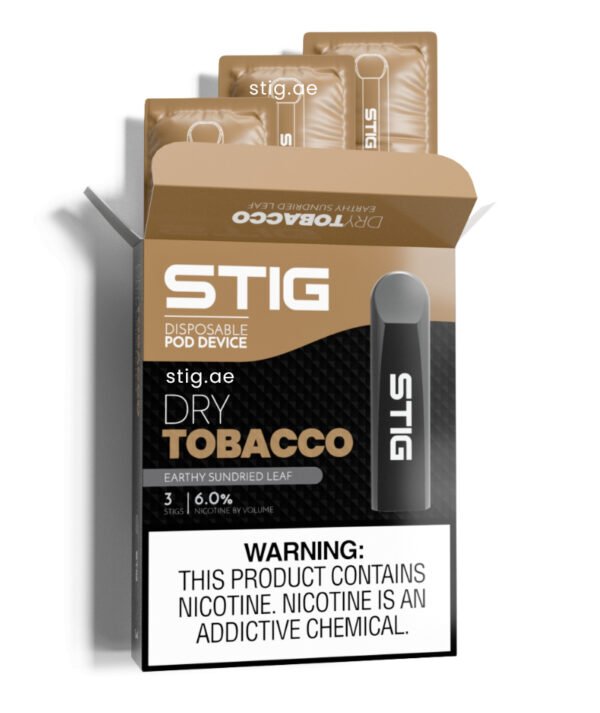 Stig Dry Tobacco Disposable Pod Device in Dubai, UAE