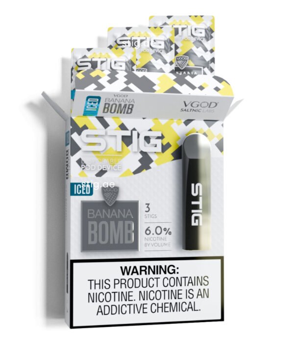 Stig Iced Banana Bomb Disposable Pod Device in Dubai, UAE