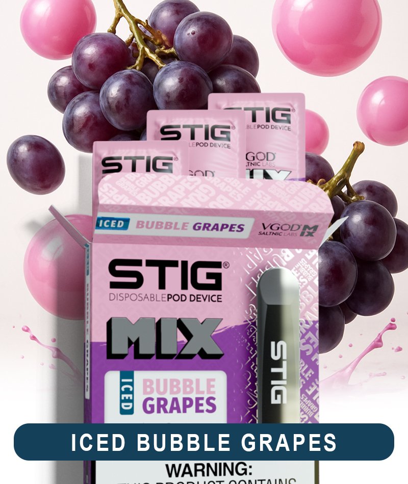 Stig Iced Bubble Grapes Disposable Pod Device 2 Stig Iced Bubble Grapes Disposable Pod Device in Abu Dhabi, UAE