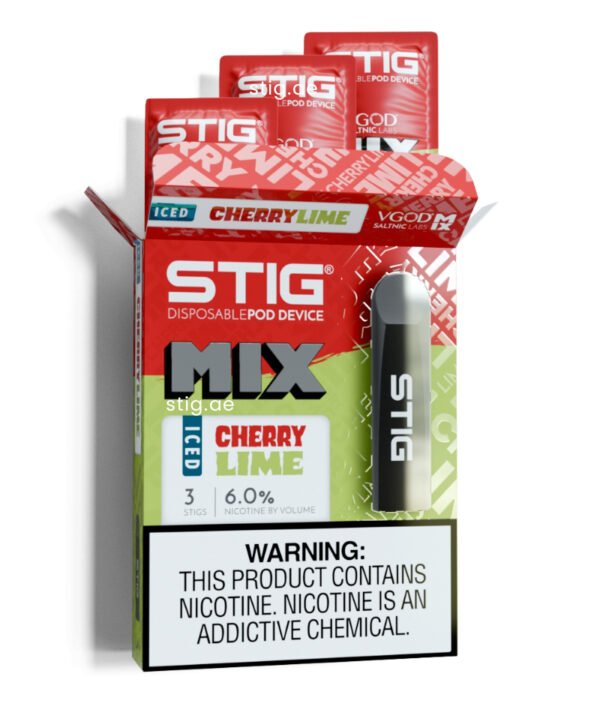 Stig Iced Cherry Lime Disposable Pod Device in Dubai, UAE