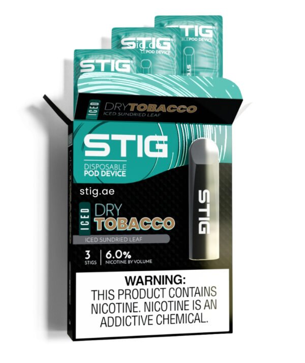 Stig Iced Dry Tobacco Disposable Pod Device in Dubai, UAE