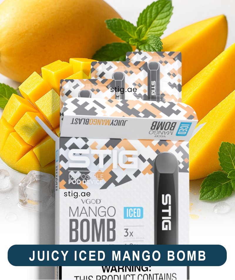 Stig Iced Mango Bomb Disposable Pod Device 2 Stig Iced Mango Bomb Disposable Pod Device in Abu Dhabi, UAE