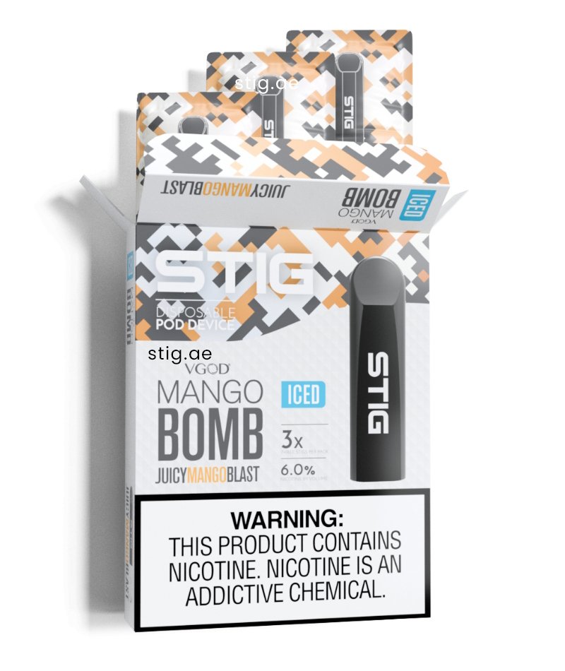 Stig Iced Mango Bomb Disposable Pod Device 1 Stig Iced Mango Bomb Disposable Pod Device in Dubai, UAE